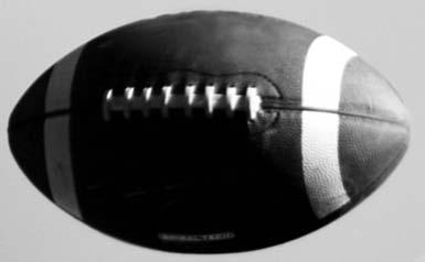 are the size and shape of a football!