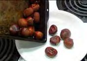 roasted chestnuts from the toaster oven