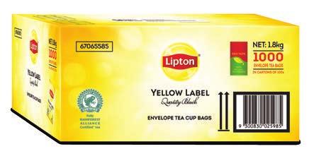 Our range of Lipton teas are made with tea essence for a