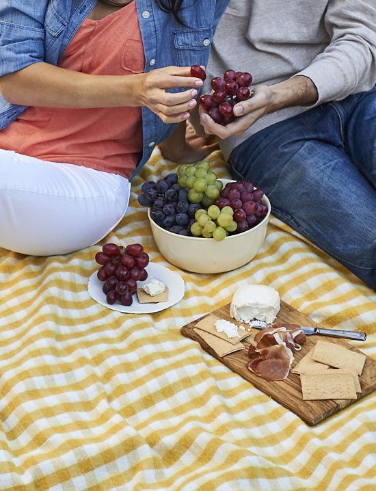 LOOKING FOR THE perfect picnic? Looking for the perfect picnic? Go with grapes in the basket! Plump, juicy, and always delicious, grapes are very good for you too!