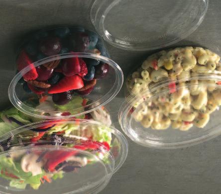 Clear Round Food Containers Our food containers come in a large array of sizes with a lid available to fit each and every size.