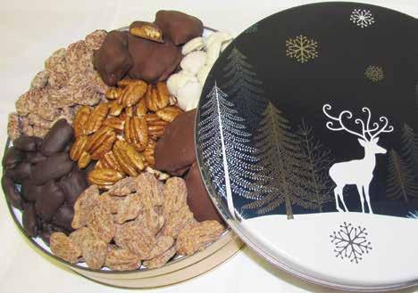 Milk Chocolate Pecans, White Chocolate Pecans, and our best-selling