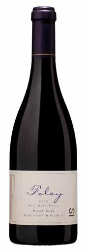 2015 FOLEY BAR LAZY S RANCH PINOT NOIR, STA. RITA HILLS Winemaking We harvest our grapes based on the ripeness of the tannins. For Pinot Noir this usually occurs between 24.5-27.