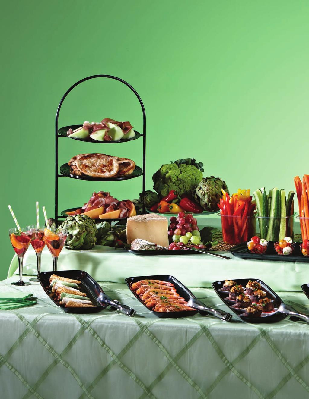 Cocktail Party Presentation is the first course and we have the disposable catering products you need to help you serve with style.