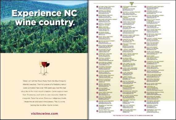 2009 Travel Guide Sponsored full-page ad and