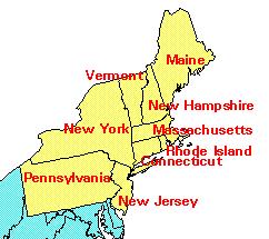 The Northeast Northeast Maine, New Hampshire, Vermont, Massachusetts, Connecticut, Rhode