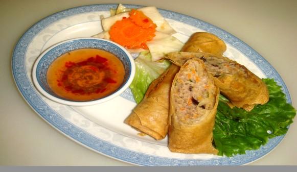 Served with sweet & sour chili sauce 07. Vegetarian Vietnamese Pancake / Bánh Xèo Chay $10.