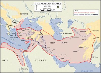 14. Persia became a powerful empire when they defeated Assyria. Persians gained control of most of Mesopotamia and even Ancient Egypt, and created the largest empire in the ancient world.