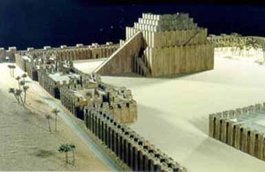 and was beautifully decorated Inside was a room for offerings of food and goods Temples evolved to ziggurats- a stack of 1-7