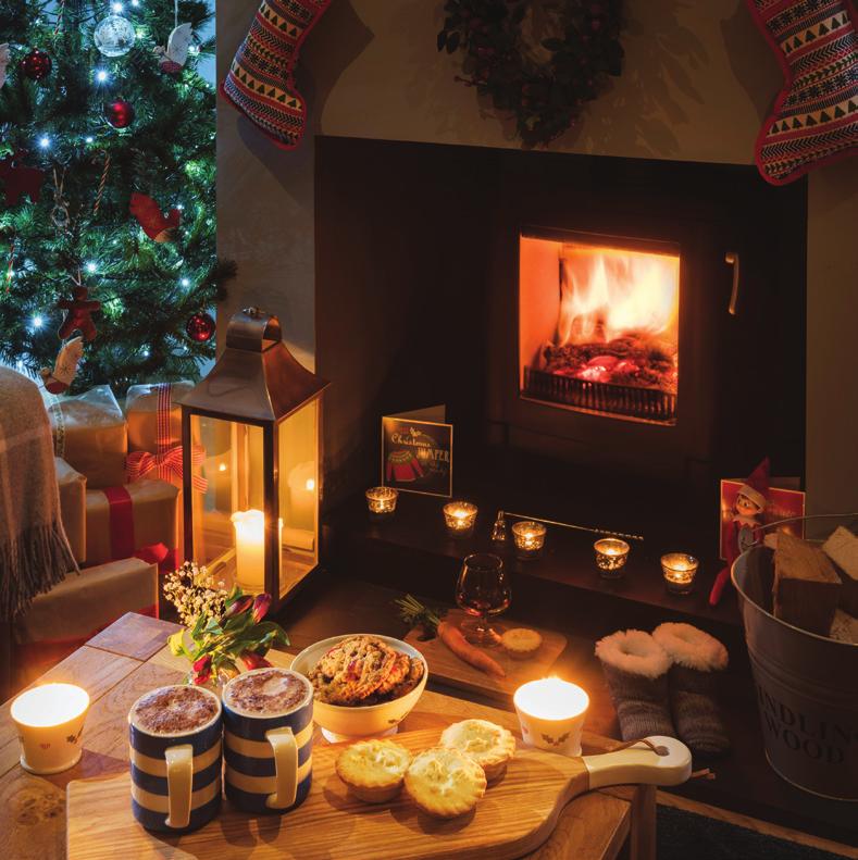Come in out of the cold...the trees are up, the presents are wrapped and the fire is crackling. Welcome to a Cornish Christmas.