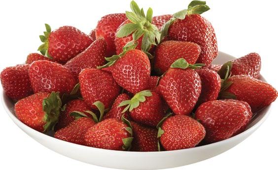 Supermarket Red Ripe Strawberries 1 lb. pkg.