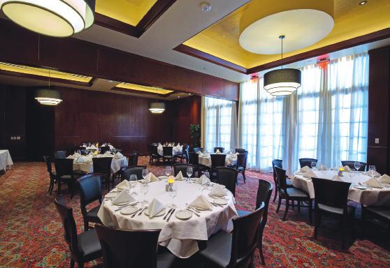 THE STONE CRAB ROOM This room is entirely private and features a private bar, dedicated kitchen and wait staff and Audio Visual Package including a 55 flat screen TV, wireless lavaliere or handheld