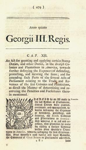 Appendix A Regis, George. Anno Quinto Georgii III. Regis. London, 1765.