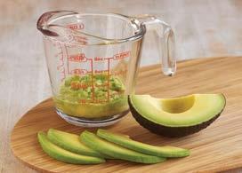 in the avocado oil. Season with salt and pepper. In a large bowl, toss salad greens with dressing. Divide the greens among four bowls, then top each with fresh berries, almonds and California Avocado.
