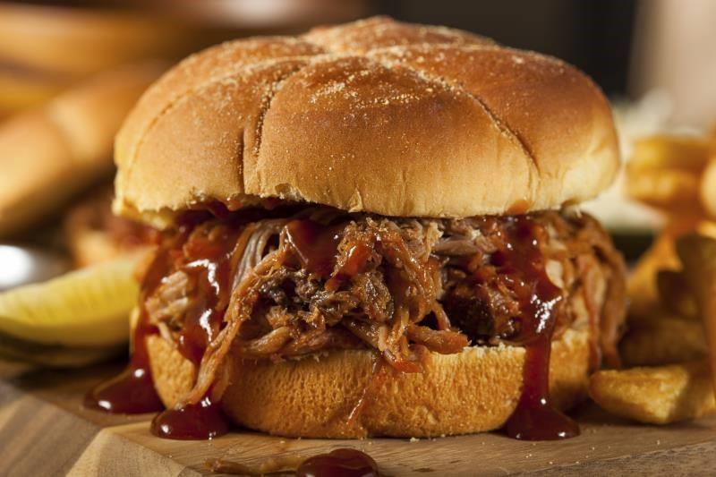 BARBECUE BUFFETS CAROLINA CUE Hickory-smoked pulled pork, sandwich rolls, BBQ sauces W/ TWO SIDES, 9.99 W/ THREE SIDES, 10.99 CHICKEN BBQ Chicken quarter mopped w/ cider vinegar W/ TWO SIDES, 9.