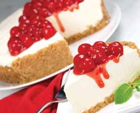 Cheesecake Trio Mix Mezcla trío Cheesecake A sampler of our famous creamy