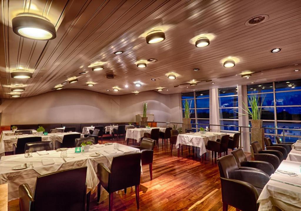 GALLERY WATERFRONT VIEW, IDEAL FOR GROUPS & COMPANY DINNER SPACE UP TO 48 SEATS BACKGROUND MUSIC OF THE RESTAURANT NO