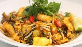 ..$10.99 148. HỦ TIẾU DAI XÀO THẬP CẨM (PAD THAI) Wok Tossed Pad Thai Style Clear Noodle $10.99 149.