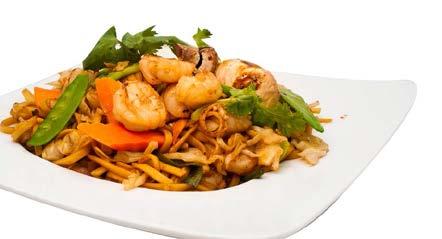 ..$10.99 166 163. MÌ XÀO DÒN SATẾ ĐỒ BIỂN OR TÔM Chow Mein - Crispy Noodle in Sate Gravy Sauce with Seafood or Shrimp...$10.99 164.