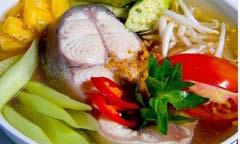 LUNCH DINNER 214. CANH CHUA ĐẬU HỦ CHAY Vegetarian Canh Chua w/soft Tofu...$11.