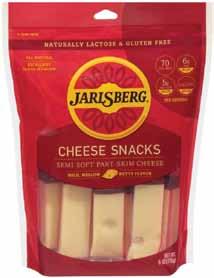 00 cs Jarlsberg Snacks Cheese Mild Mellow Gluten Free 12/6 oz 07550196128