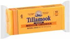 80 cs Tillamook Cheddar Medium Loaf 12/2 lb 07283000201 38829 7.