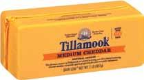 33 lb Tillamook Cheddar Medium Jr Loaf 12/1 lb 07283000401 38836 3.