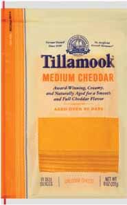 00 cs Tillamook Cheddar Reduced Fat 12/8 oz 07283000519 38846 3.