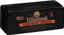 00 cs Tillamook Cheddar Sharp Bar 12/8 oz 07283000552 38851 3.
