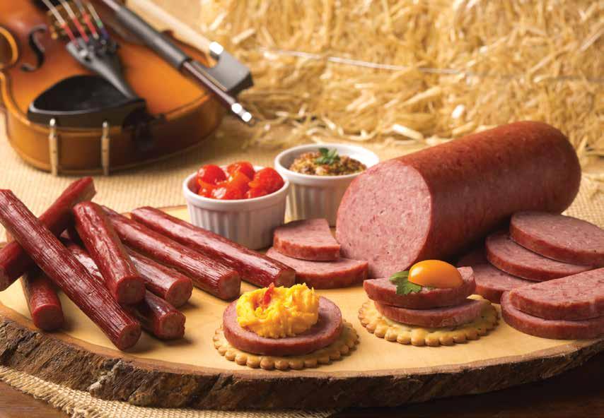 Serving dishes not included. Cheese & All-Beef Summer Sausage Gift Pack $21.