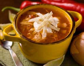 of our flavorful fiesta soups are featured in our