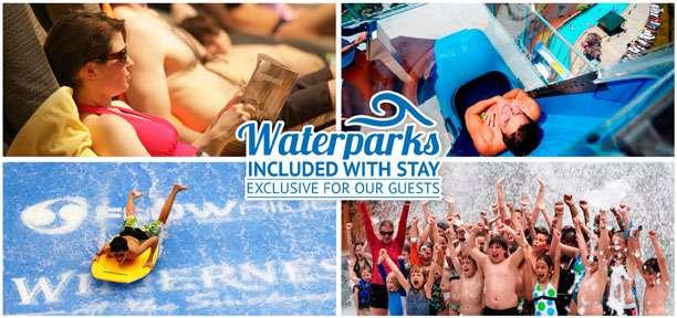 Exclusive Indoor and Outdoor Waterparks with Overnight Stay! WILD WATERDOME Indoor Waterpark OPEN DAILY! This state-of-the-art waterpark is Tennessee s largest indoor waterpark.