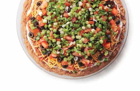 party trays MESSICANO PLATTER other fresh trays Messicano Platter This platter is layered with refried beans, sour cream, ripe olives, fresh tomatoes & green onions, and topped with Monterrey jack &