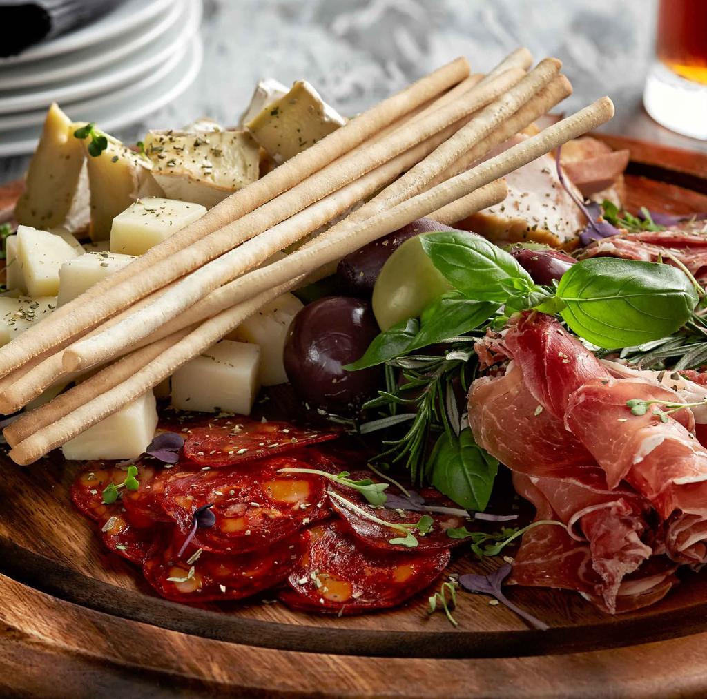 PLATTERS EACH PLATTER WILL SERVE 8-10 PEOPLE *Prices are inclusive of GST BREAD PLATTER $48 A selection of artisan breads, w/ house dips & pickles ANTIPASTO PLATTER $75 A selection of cured meats,