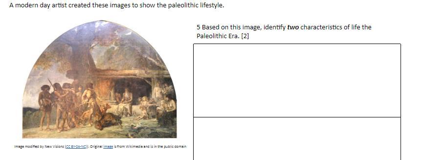 Document 3 FA SQ 9: What evidence do we have about life during the Paleolithic Era?