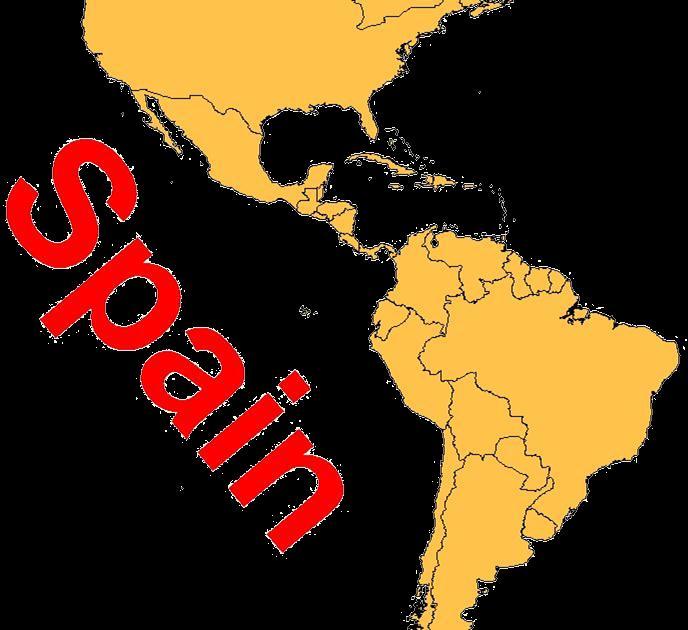 Spain controlled most of South and Central America, much of the Caribbean, and parts of North America.