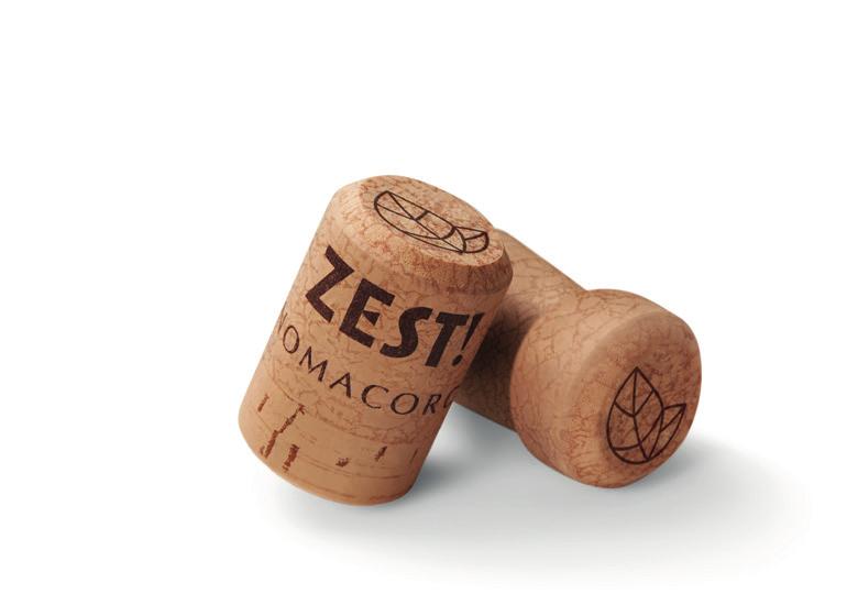 ZEST PREMIUM GREEN LINE SOLUTION FOR PREMIUM SPARKLING WINES Zest Premium, using Nomacorc's proprietary PlantCorc technology, is the first certified zero carbon footprint sparkling wine closure.