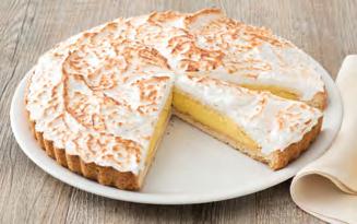 81 oz - 108 g 8 hours in the refrigerator TORTA LIMONE (LEMON MERINGUE) Shortcrust pastry base filled with a refreshing lemon cream made