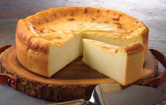 62 oz - 131 g 18 hours in the refrigerator RICOTTA CHEESECAKE Cheesecake made with ricotta cheese, delicately textured
