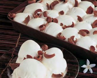 2 oz - 91 g 8 hours in the refrigerator PLAIN PROFITEROLES Cream puffs filled with vanilla cream.