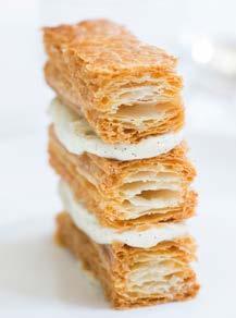 Laurence Mouton Millefeuille, a sweet symphony My vanilla millefeuille is always made to order, not a moment before.