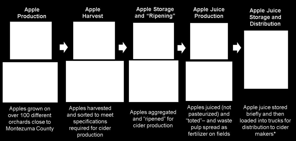 Business Models for Producing Apple Juice as Ingredient for Cider 11 Model Two (Service): Farmer or commercial cider maker hires MORP to custom-make apple juice for cider from a mix of the apple