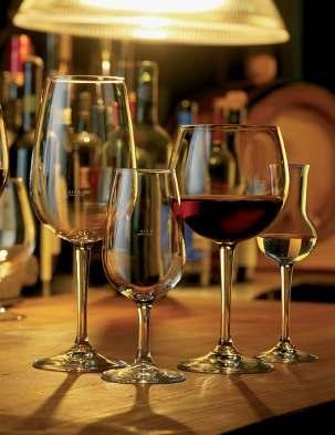 STEMWARE COLLECTION RISERVA Riserva is ideal for restaurants, bars and hotels offering a broad collection of wine and liqueur glasses designed for specific beverages.
