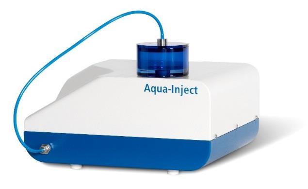 Brabender Farinograph -TS Aqua-Inject Working without glass burette: The Aqua-Inject is an add-on instrument for use with a Brabender Farinograph-TS and can be used
