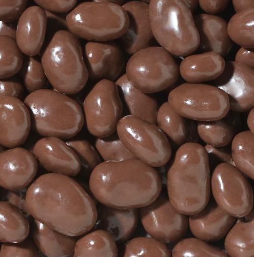 Chocolate Raisins - 44697 Milk Chocolate(Sugar, Cocoa Butter, Chocolate Liquor, Milk, Soy Lecithin[an emulsifier],artificial Flavor[Vanillin]),Raisins,Partially Hydrogenated Palm Kernel Oil,