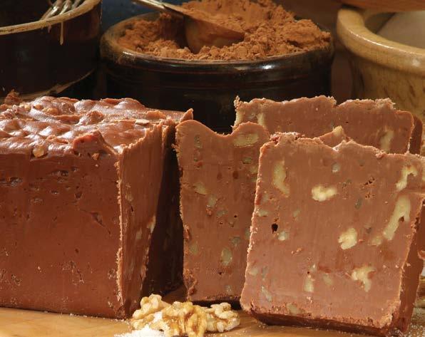 Large walnut pieces chocolate fudge makes for an irresistible treat!