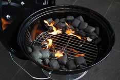 It can take about 35 to 40 minutes for the fire to establish itself. During this time, make sure that the lid is left off the barbecue and the vents are open.