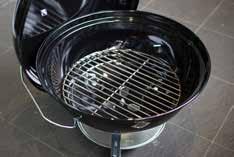 To prepare your Jumbo Joe for direct cooking: 1. Open the top and bottom vents on the barbecue, and remove the lid. 2. Remove the cooking grill (top grill). 4.