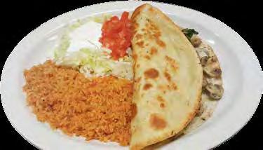 B10) Cremarito $10.50 10-inch burrito stuffed with grilled chicken, zucchini, squash, bell peppers, onions, freshly diced pineapple and rice. Topped with our fresh homemade creamy sauce.