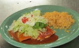 99 A bowl crispy flour tortilla with your choice of beef or chicken, topped with cheese sauce, lettuce, sour cream and tomatoes. Taco Salad Fajita $7.49 Enchiladas Norteñas $6.